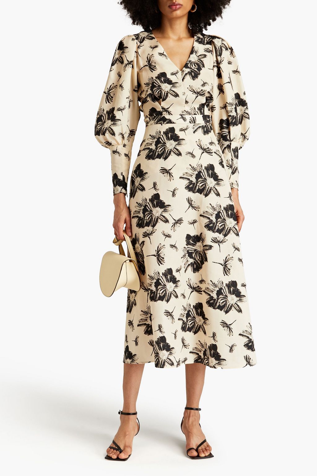 MOTHER OF PEARL Amelie floral-print TENCEL™ Lyocell-twill midi skirt