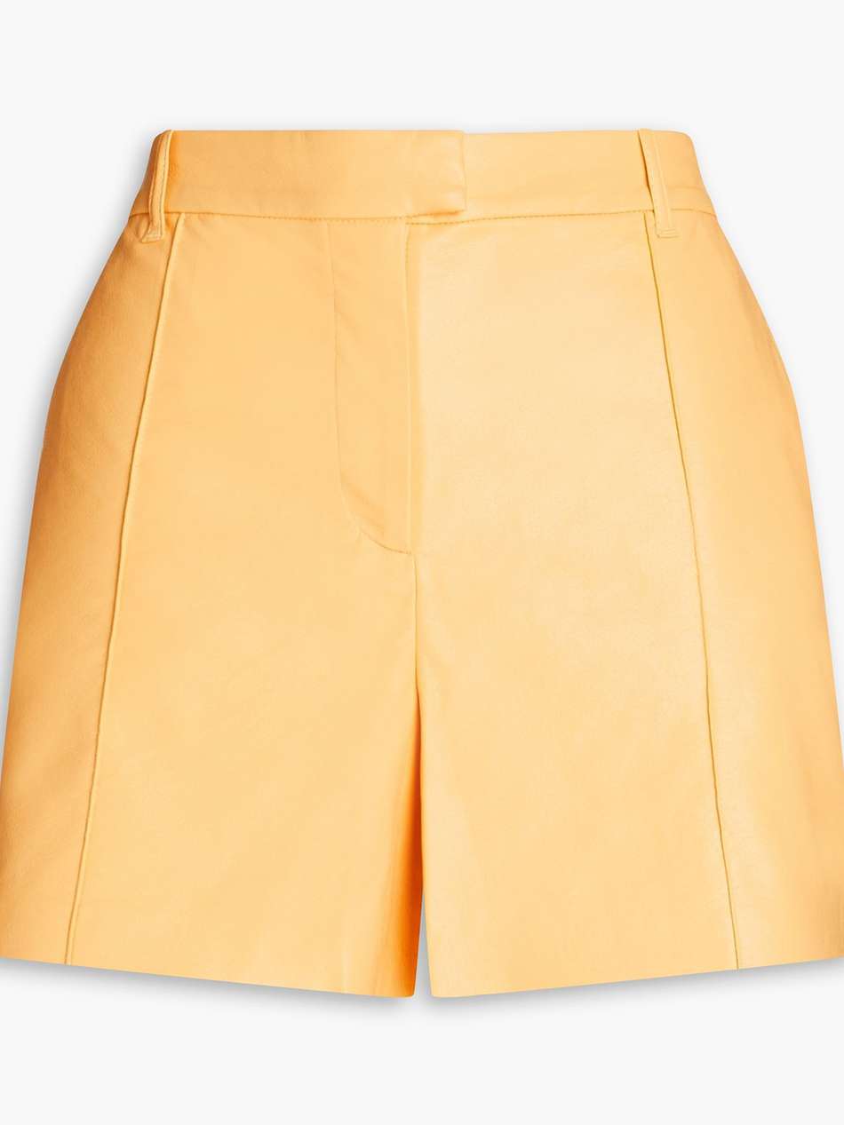 kirsty faux leather shorts
