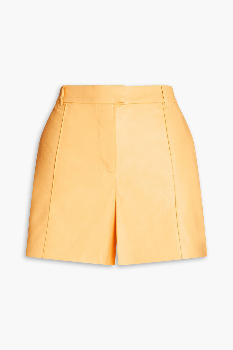 Stand Studio Kirsty Shorts Aus Kunstleder In Pastel Orange