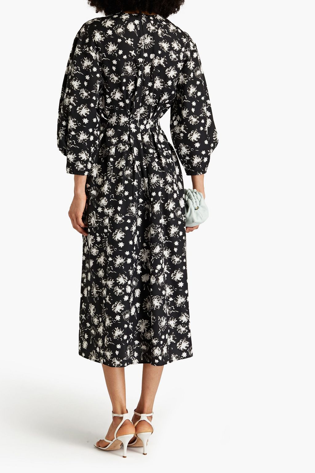 MOTHER OF PEARL Emily floral-print TENCEL Lyocell-twill midi dress