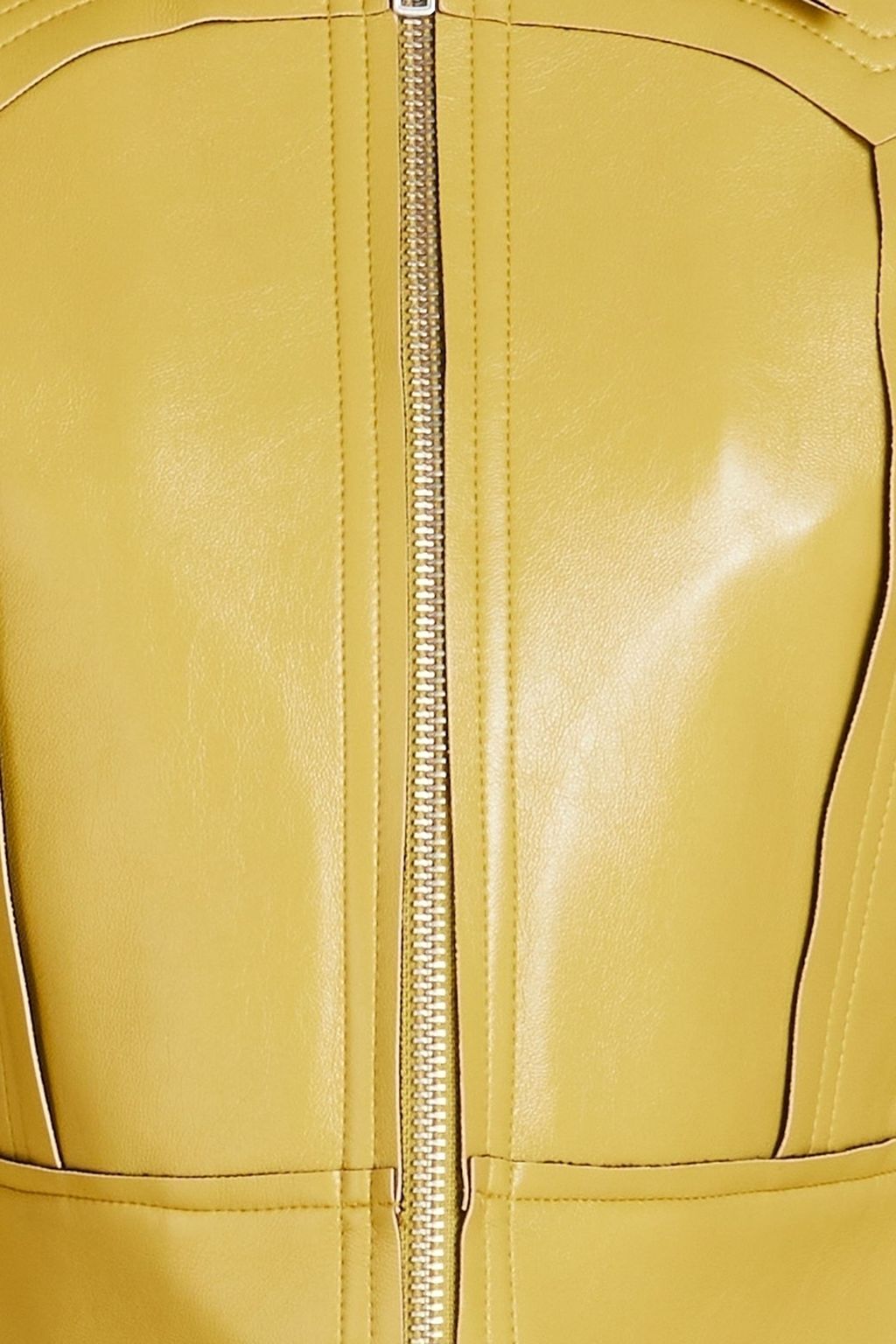 STAND STUDIO Cropped faux leather jacket