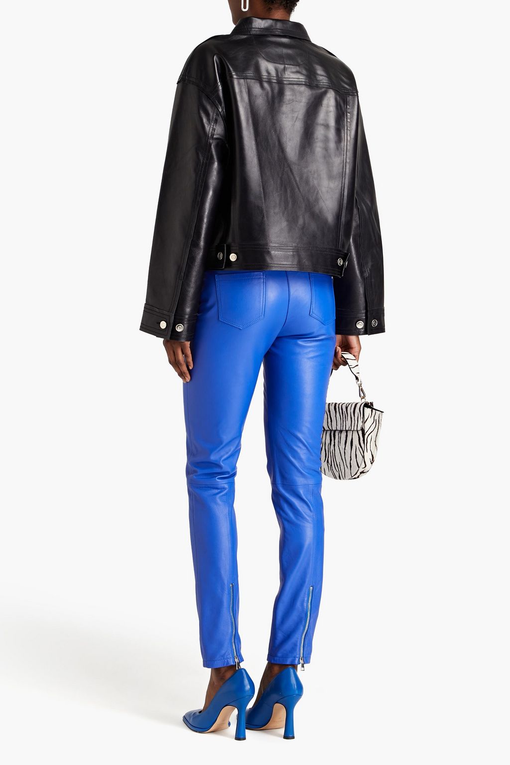 STAND STUDIO Jean Lederjacke