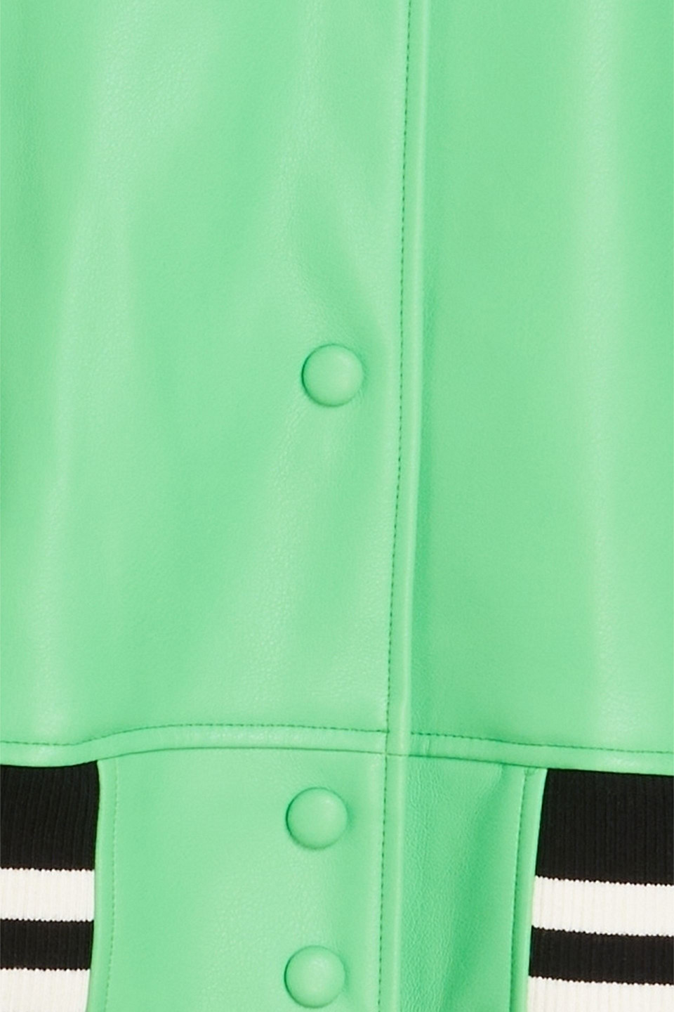 Stand Studio Eloise Bomberjacke Aus Kunstleder In Green