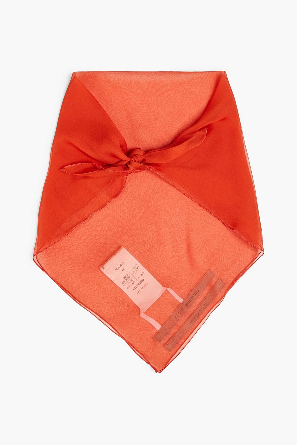 RICK OWENS Cotton-voile bandana