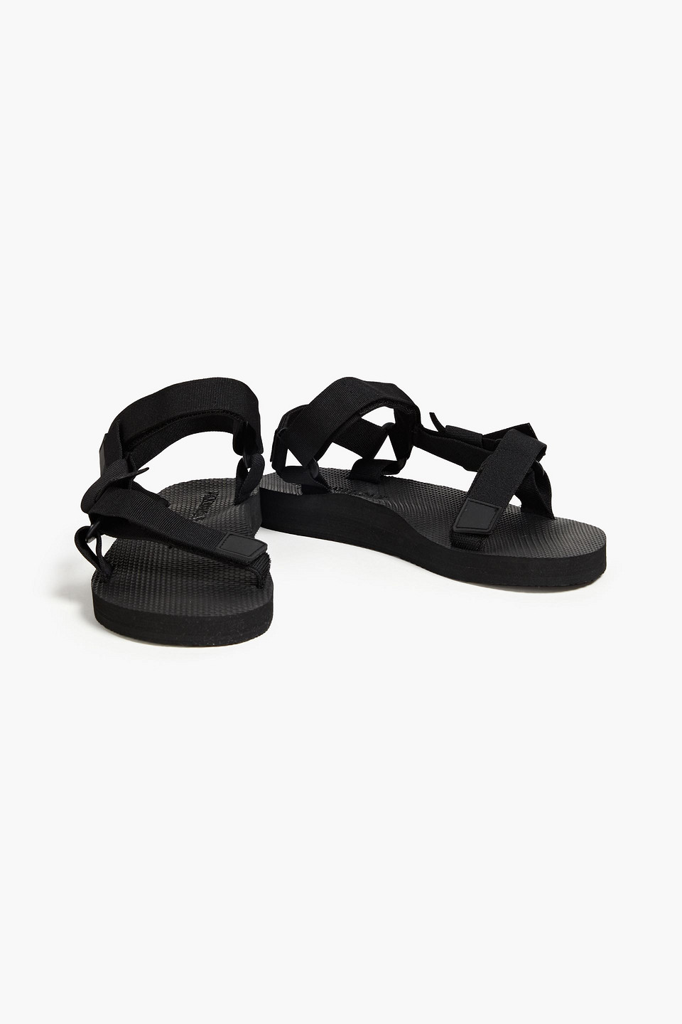 Shop Arizona Love Trekky Bow-embellished Grosgrain Sandals In Black