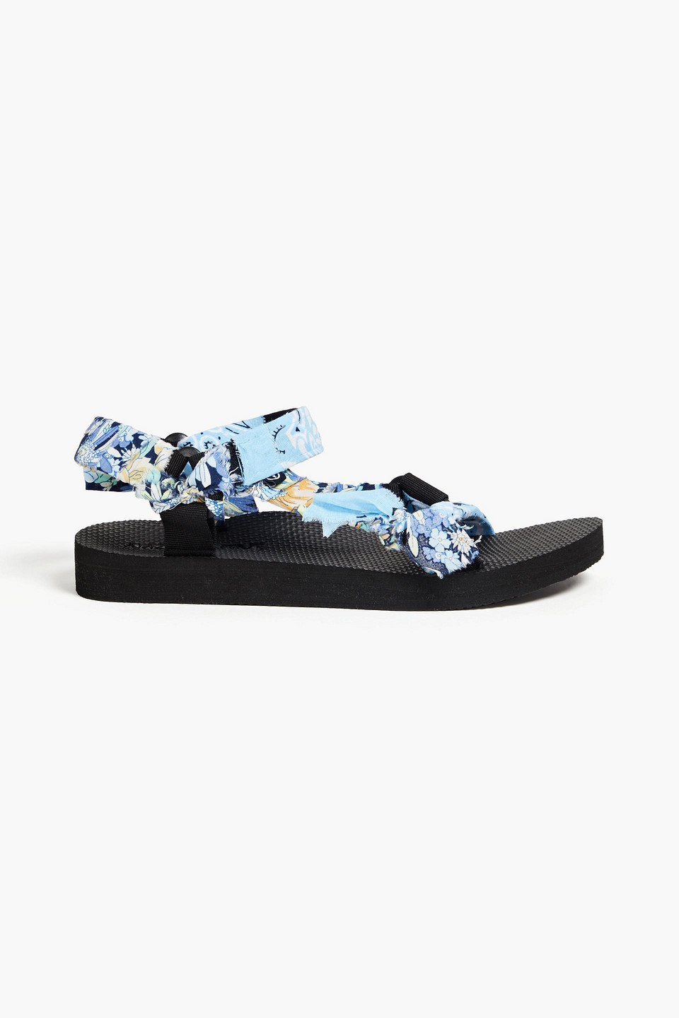 Arizona Love Trekky Printed Gauze Sandals In Navy