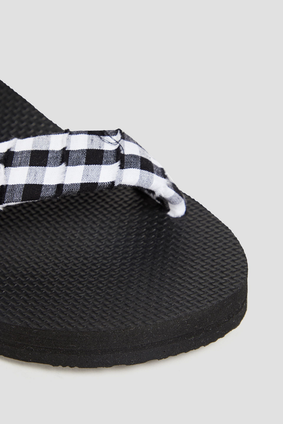 ARIZONA LOVE TREKKY GINGHAM GAUZE SANDALS 3074457345637031670