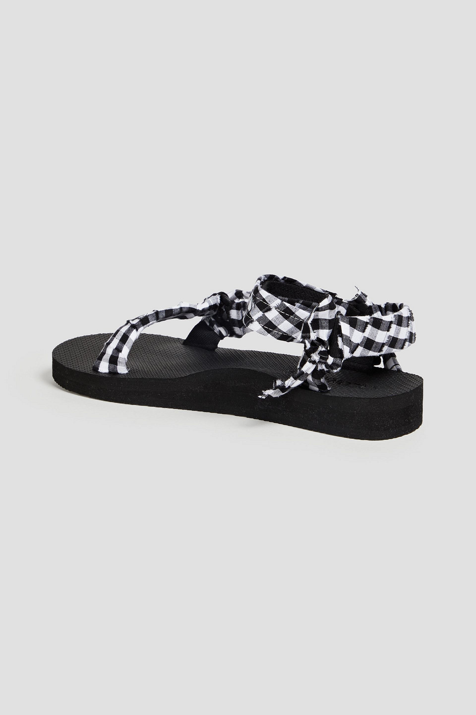 ARIZONA LOVE TREKKY GINGHAM GAUZE SANDALS 3074457345637031670