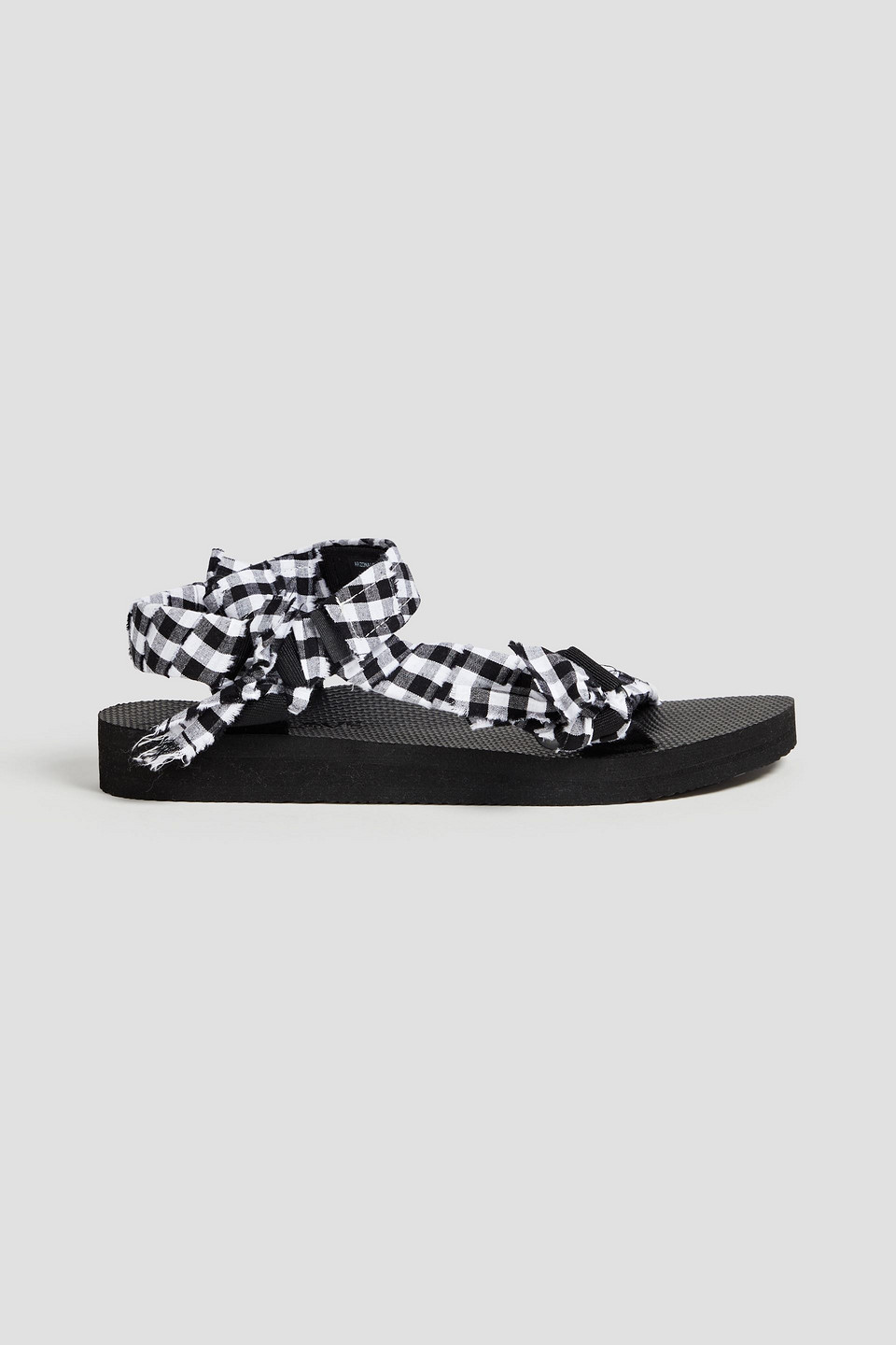 ARIZONA LOVE TREKKY GINGHAM GAUZE SANDALS 3074457345637031670