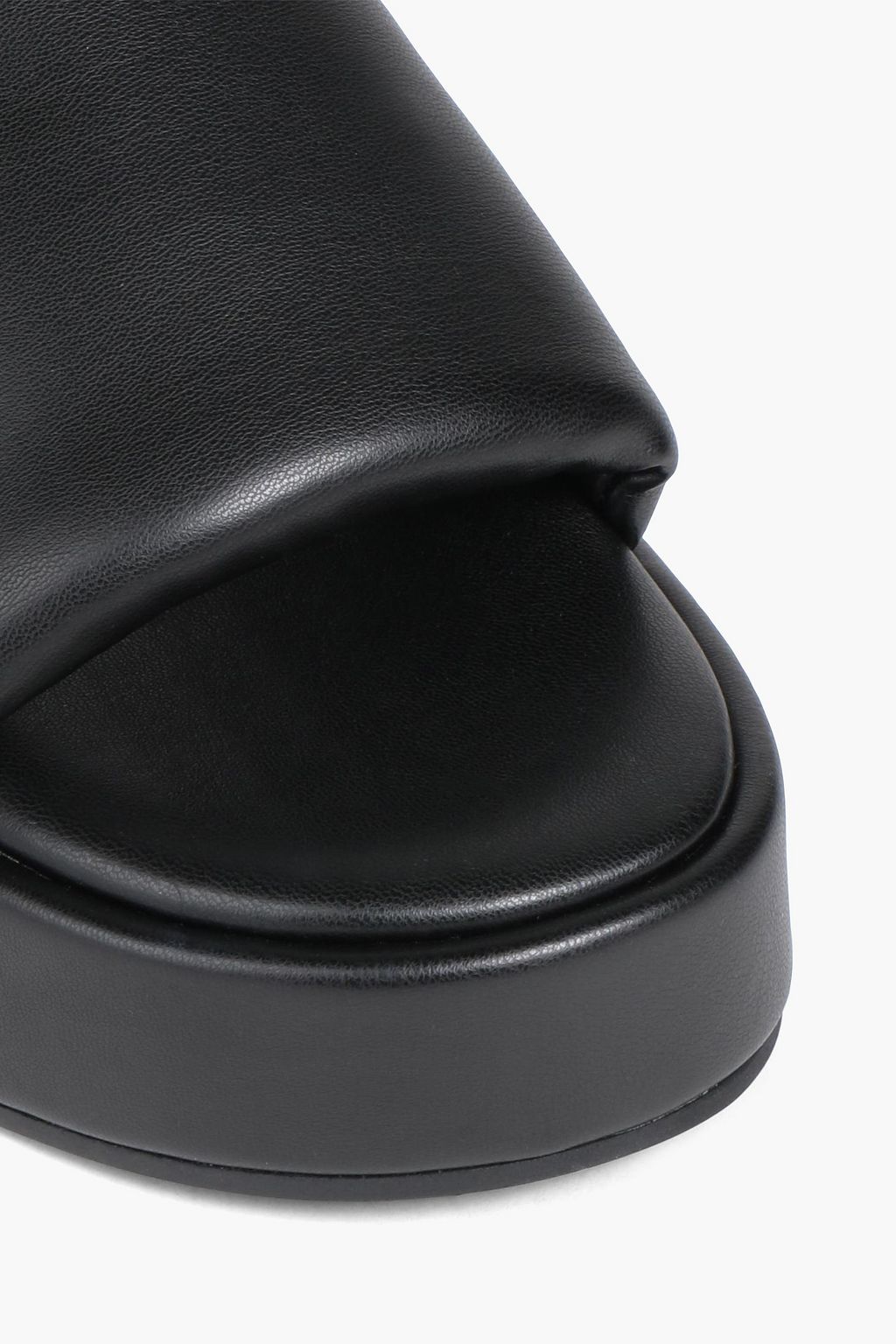 STAND STUDIO Phoebe faux leather platform slides