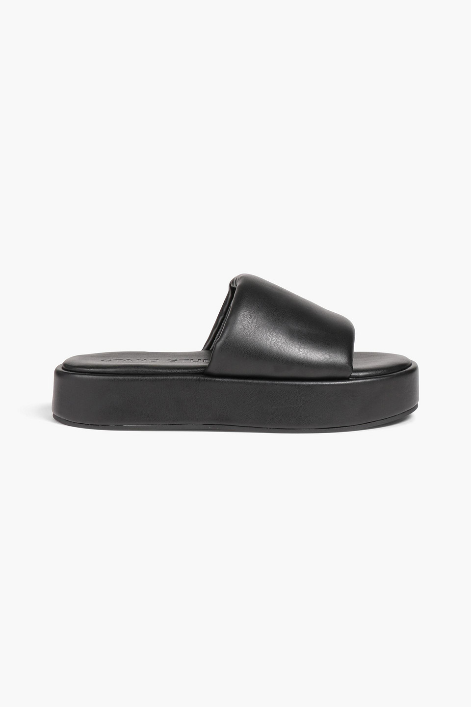 Stand Studio Black Tuva Sandals In Black