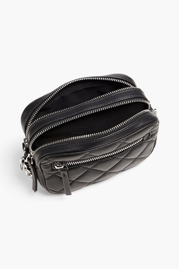 STAND STUDIO Quilted faux leather crossbody bag THE