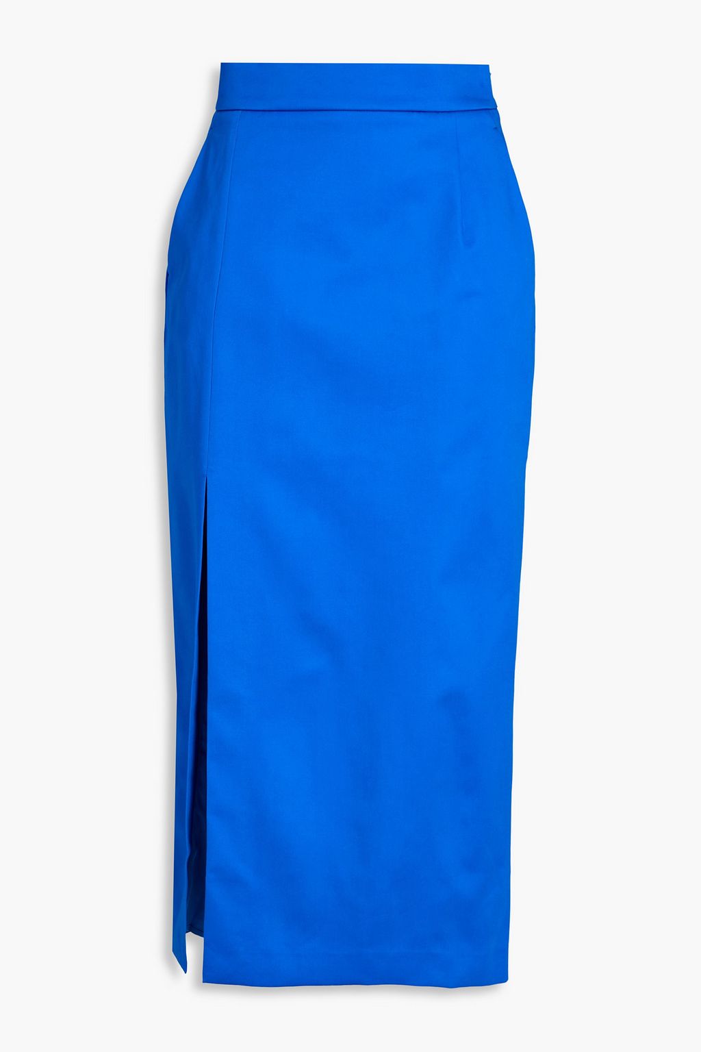 SARA BATTAGLIA Stretch-cotton poplin midi skirt | THE OUTNET