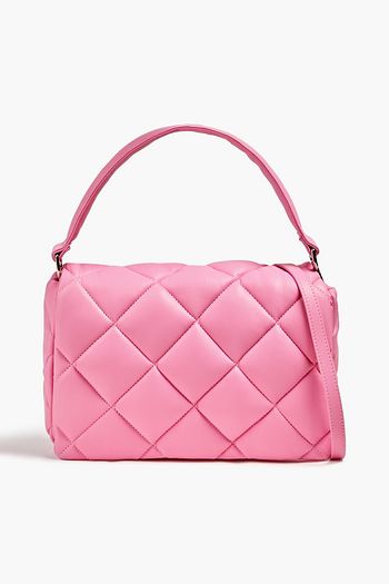 Stand Studio Lolita Faux Fur Tote in Pink