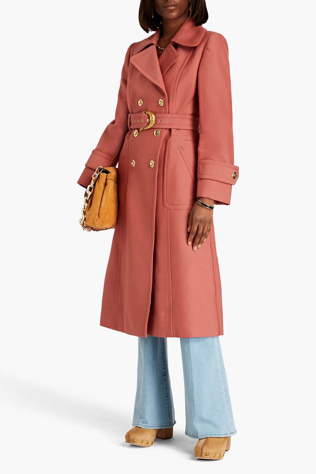 ZIMMERMANN Wool-blend trench coat