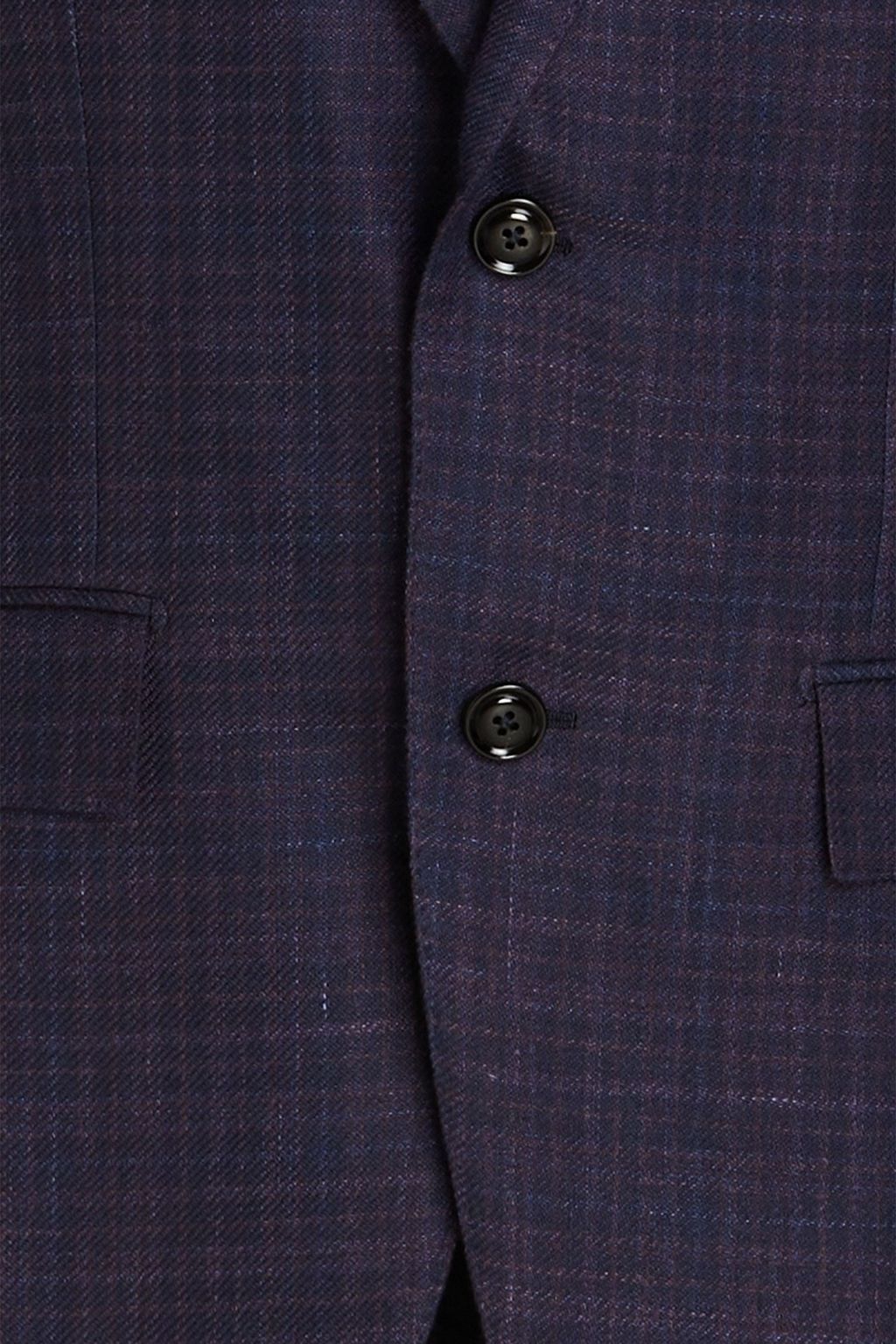 ZEGNA Checked cashmere, silk and hemp-blend tweed blazer