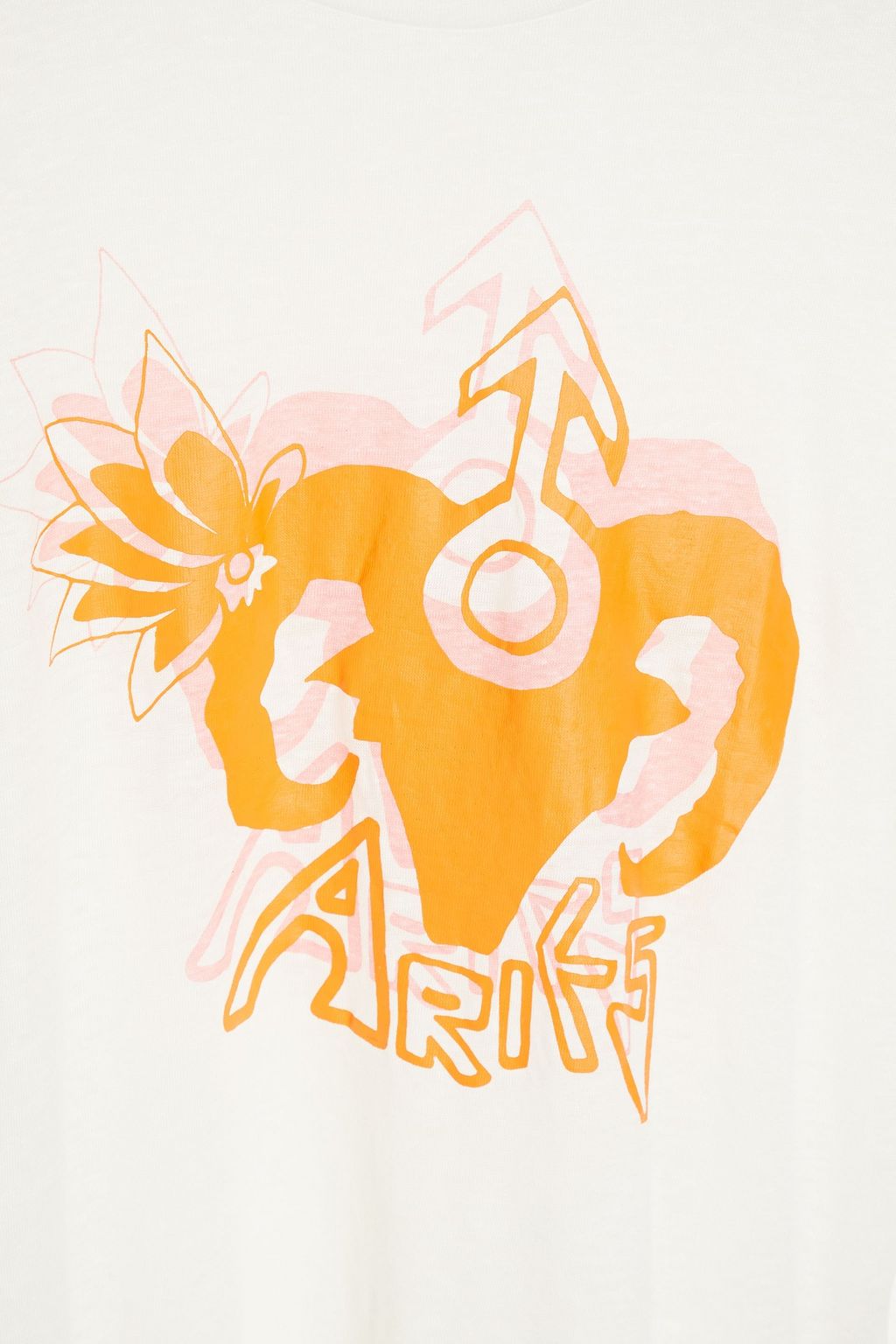 ZIMMERMANN Printed linen-jersey T-shirt