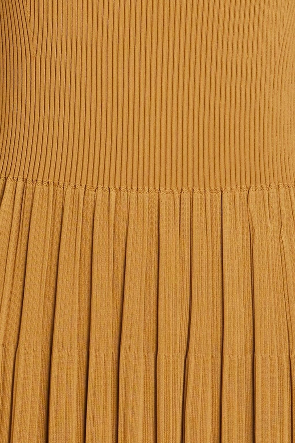 ZIMMERMANN Ribbed-knit midi dress