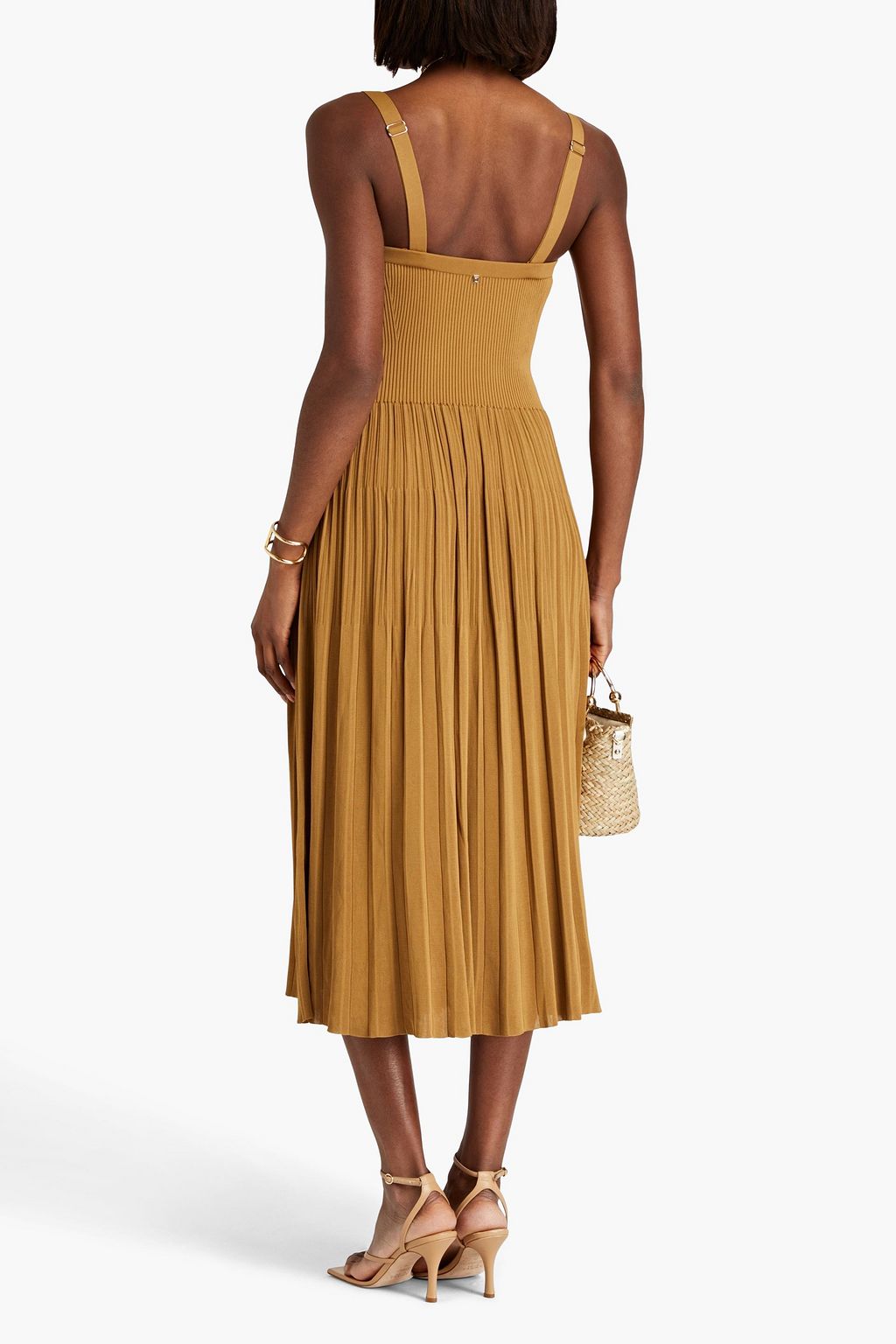 ZIMMERMANN Ribbedknit midi dress THE