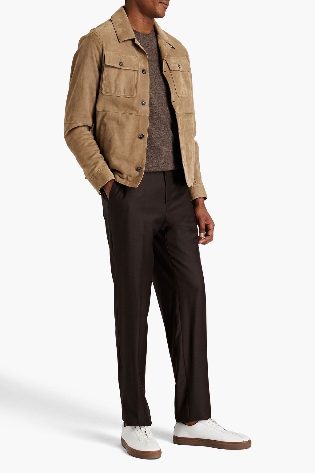 ZEGNA Wool-twill pants