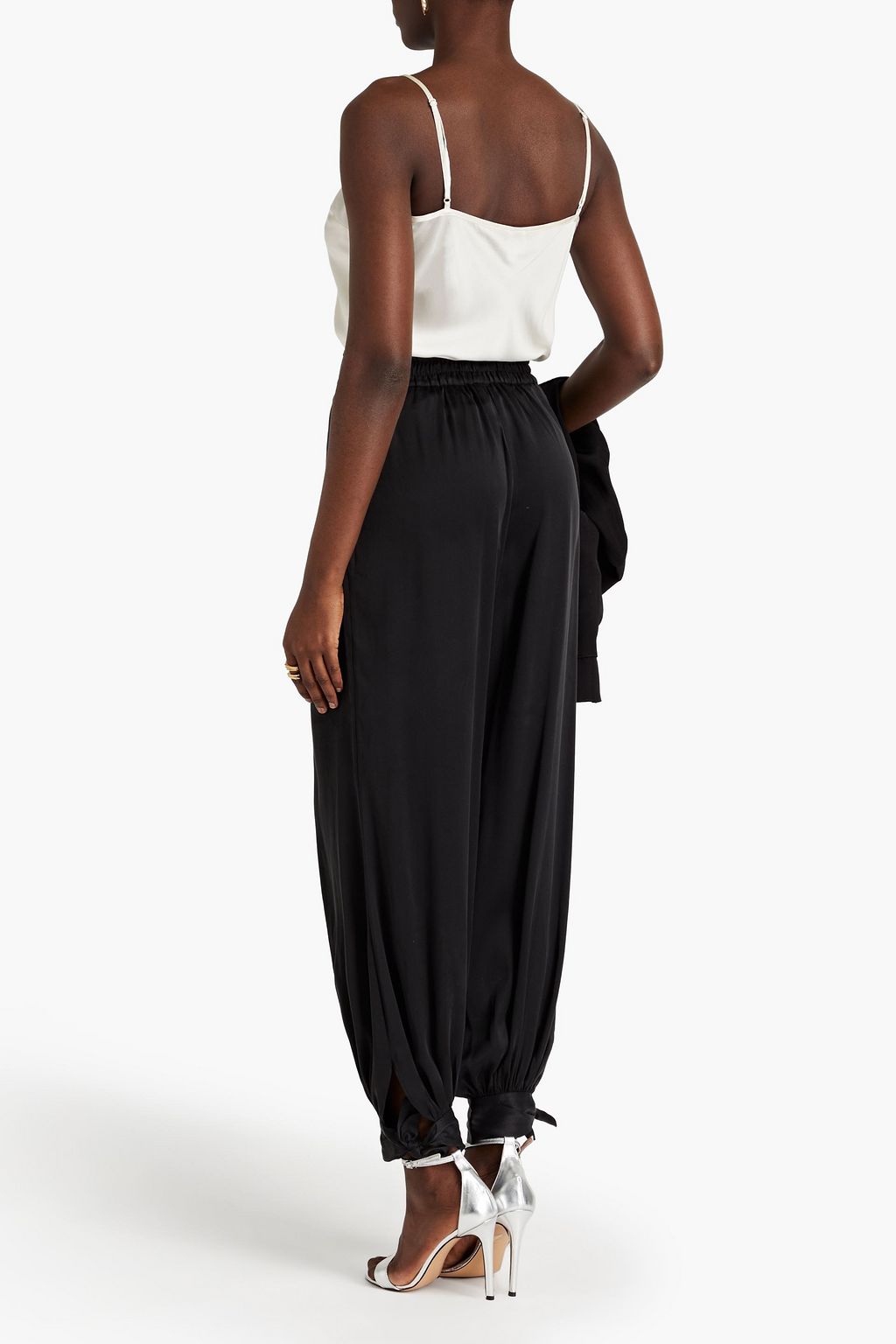 ZIMMERMANN Washed-silk tapered pants