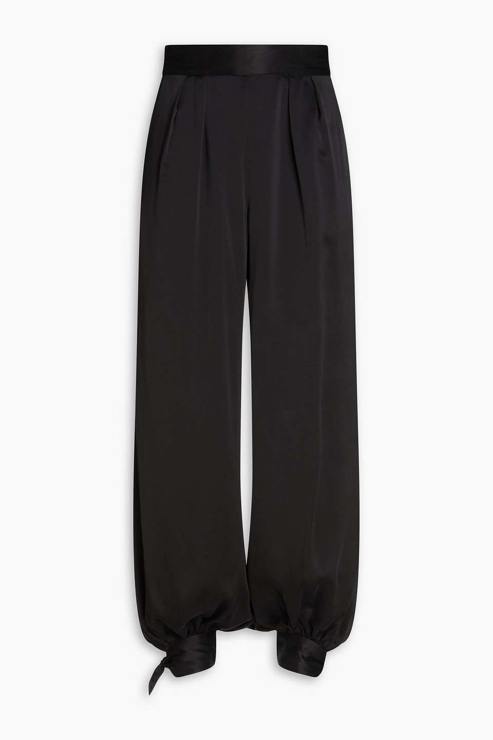 Zimmermann Karottenhose Aus Vorgewaschener Seide In Black