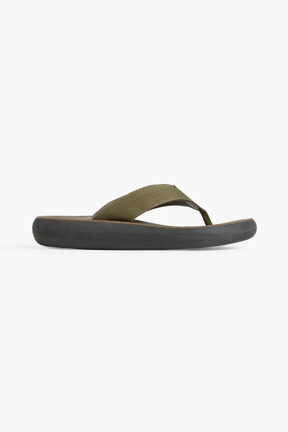 Ancient Greek Sandals Charys webbing platform flip flops
