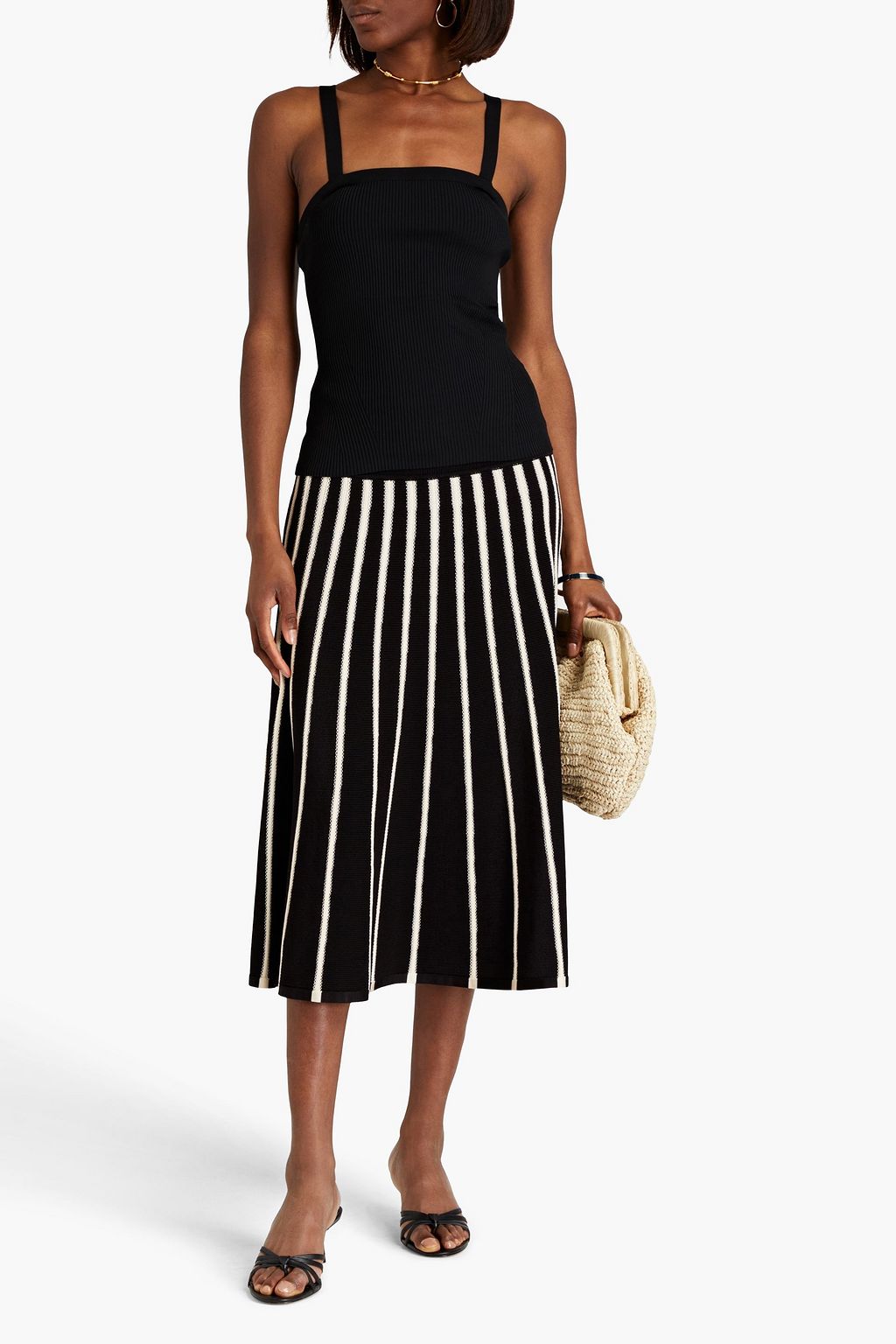 ZIMMERMANN Ribbed-knit top