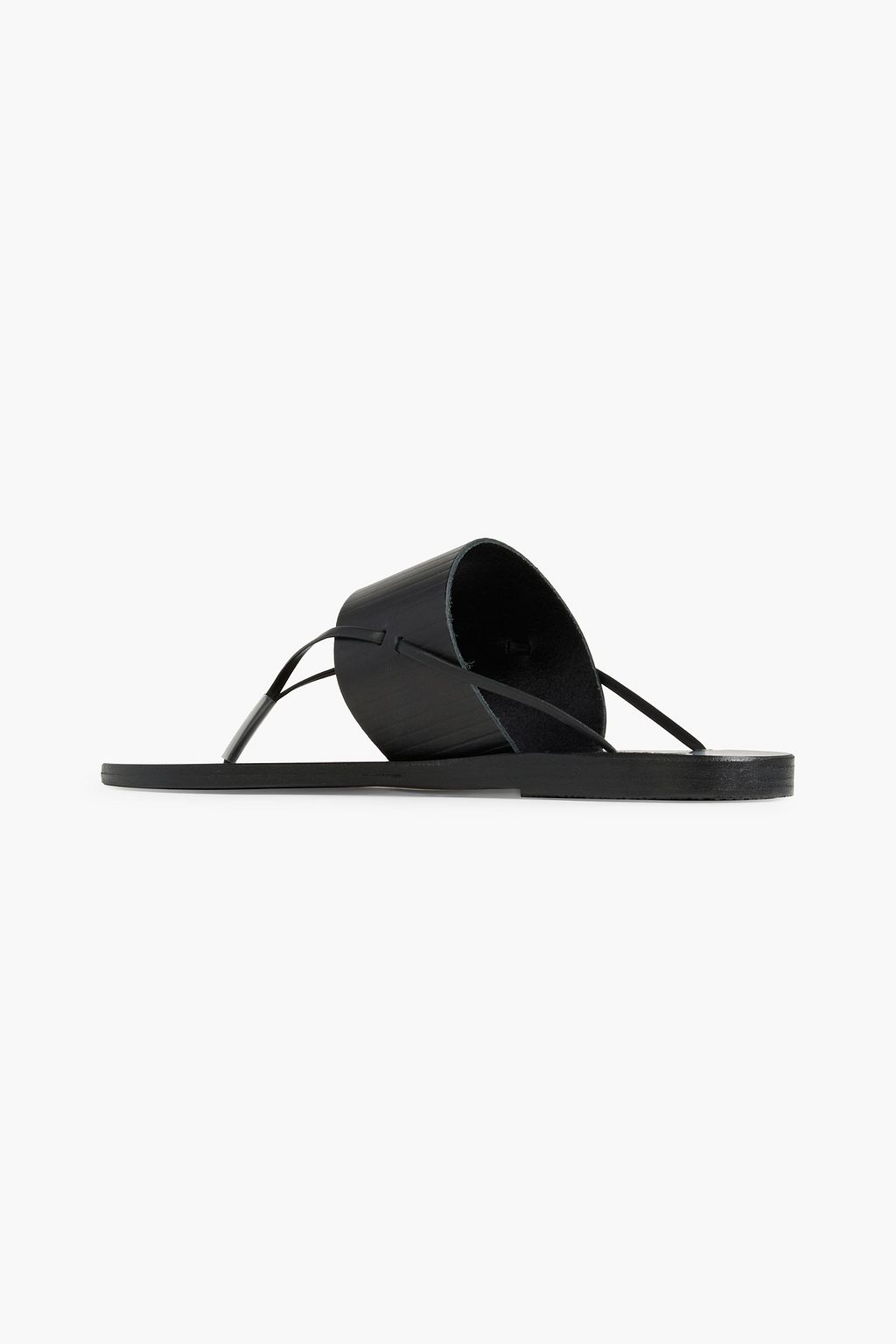 ANCIENT GREEK SANDALS Yni ribbed leather sandals
