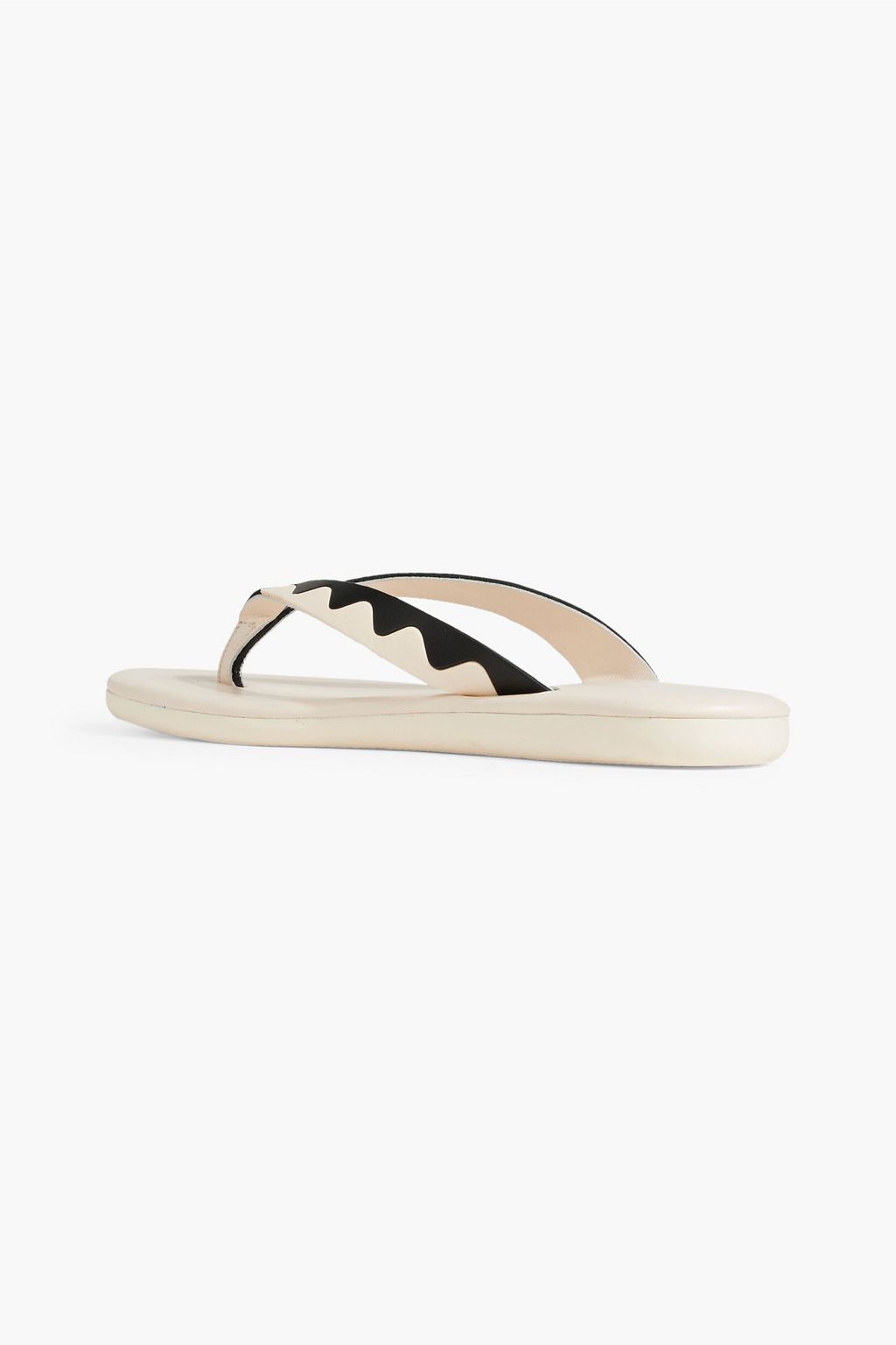 ANCIENT GREEK SANDALS Ammos two-tone leather sandals