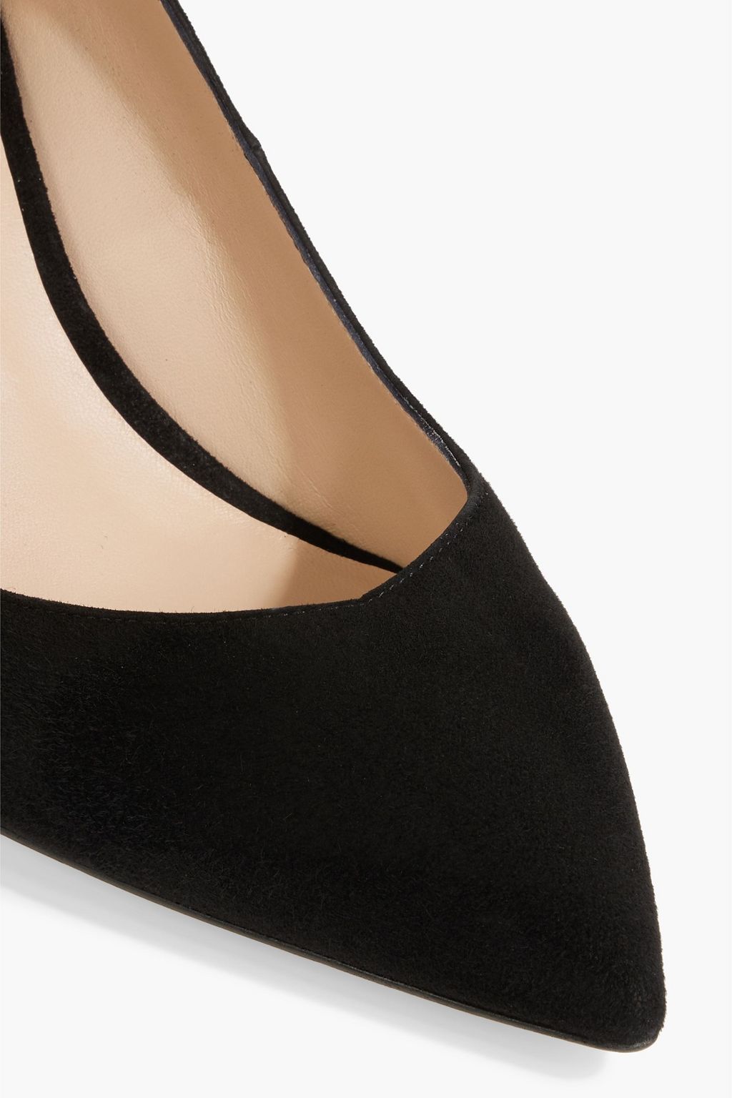 STUART WEITZMAN حذاء «آني إكس» بكعب عالٍ مقاس 85 من الجلد السويدي