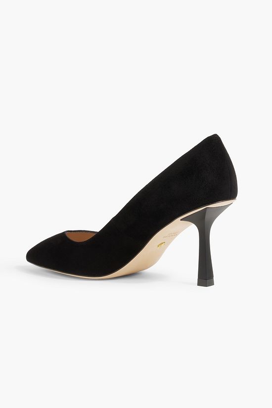 Stuart Weitzman Black Suede ANNY Pump -size 8.5 main image 0