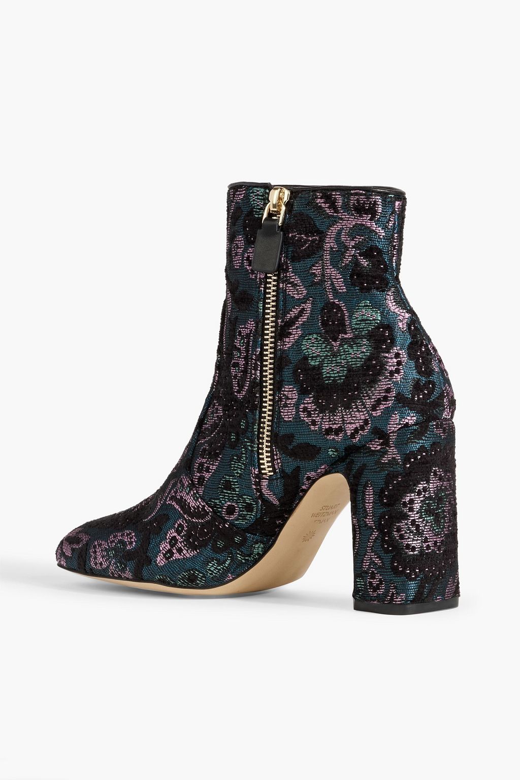 STUART WEITZMAN Nell 85 jacquard ankle boots