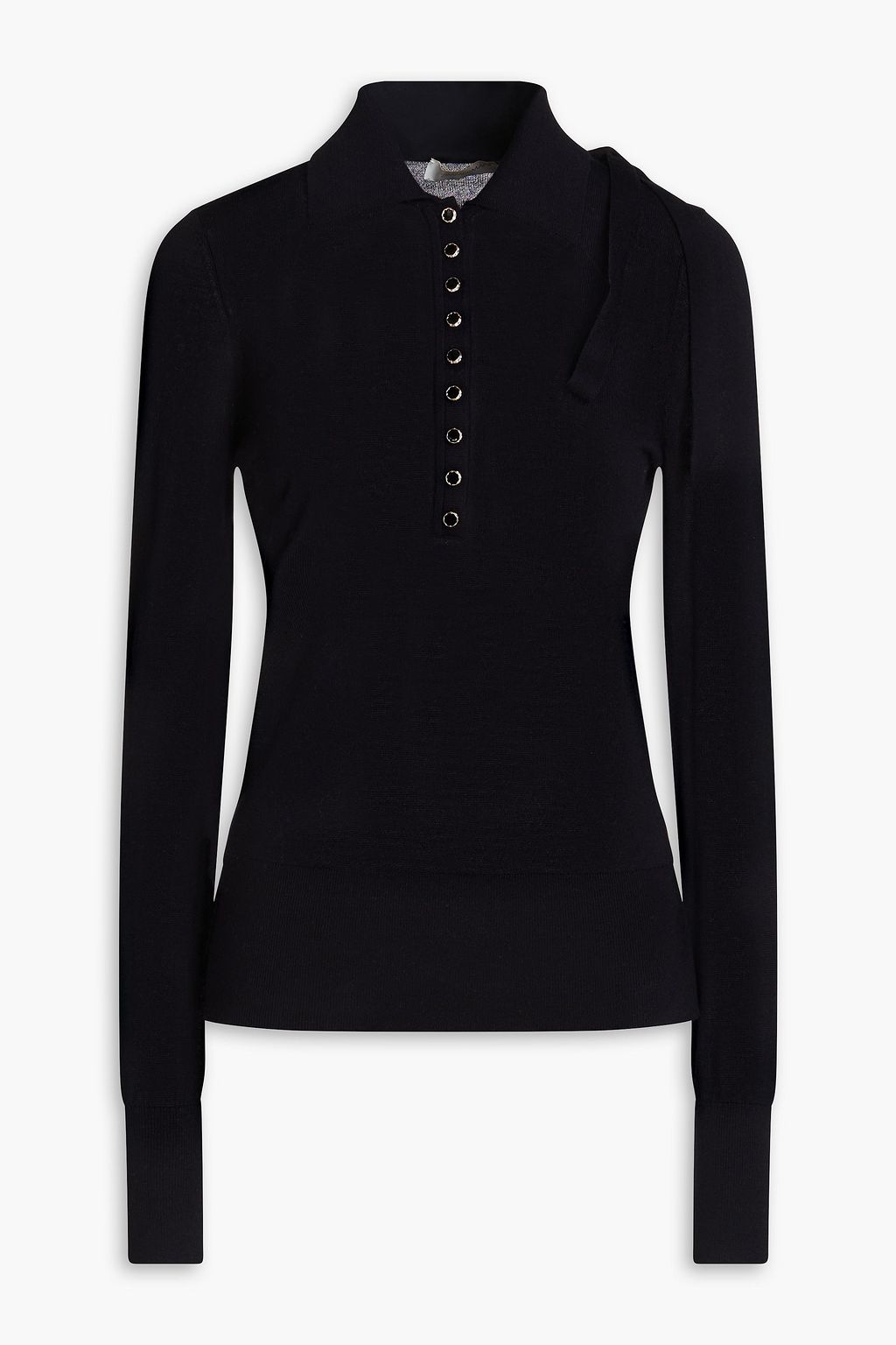 Merino wool polo sweater discount