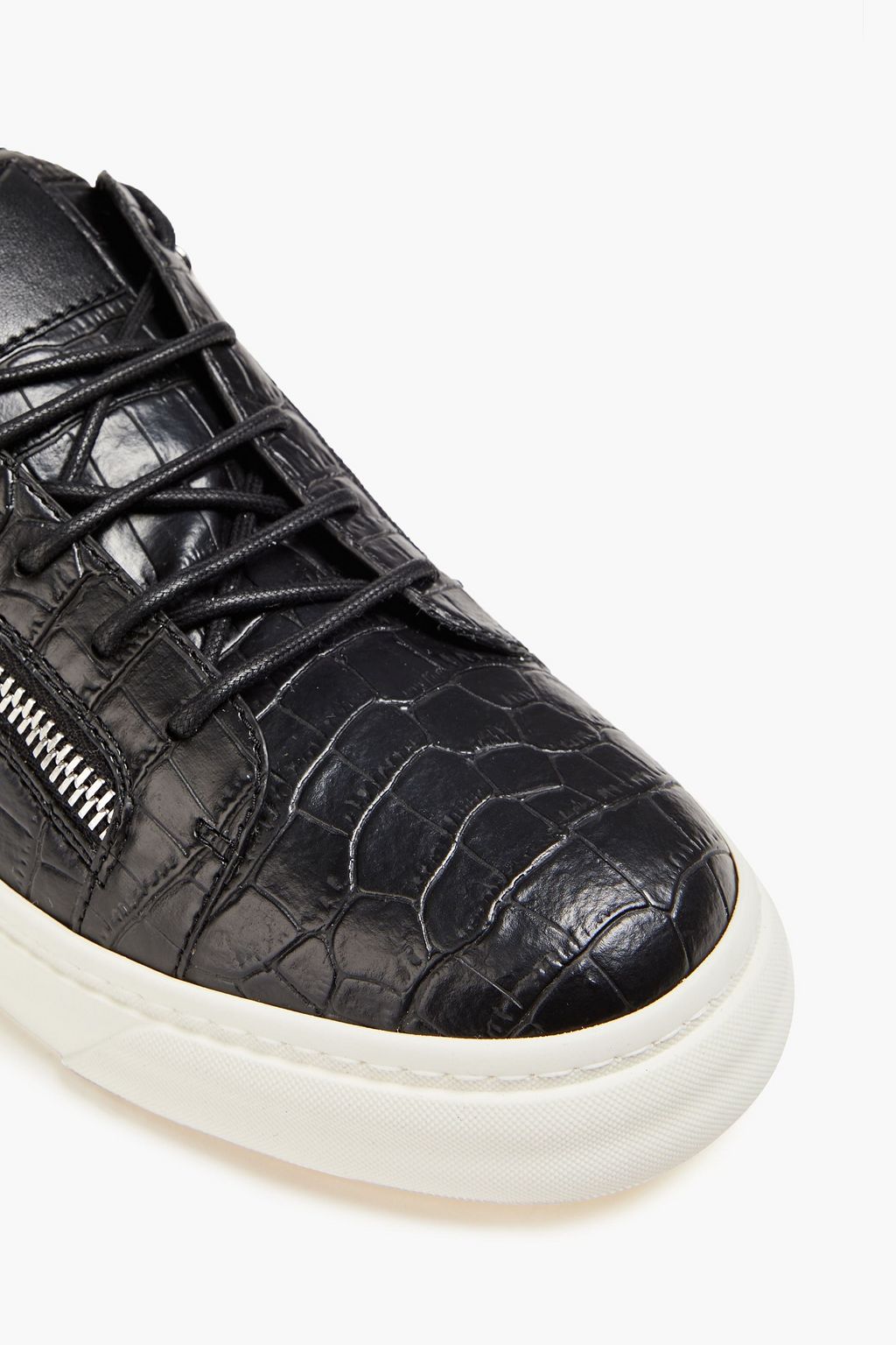 GIUSEPPE ZANOTTI حذاء سنيكرز "كيمان" بنقشة جلد التمساح
