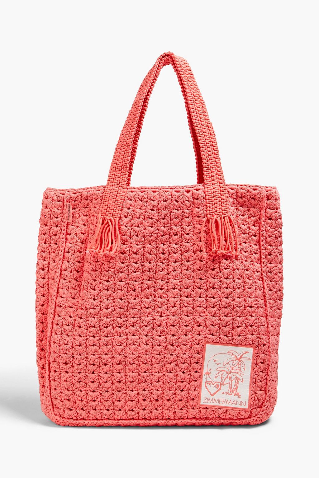 ZIMMERMANN Crocheted cotton tote | THE OUTNET