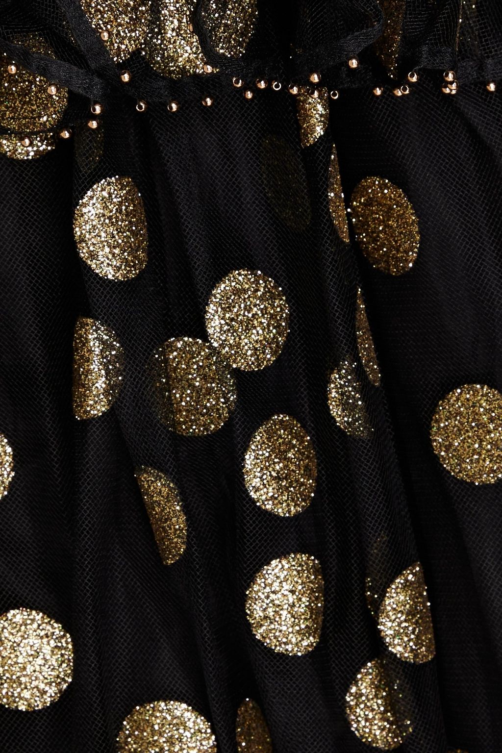 ZIMMERMANN Ruffled glittered tulle mini dress