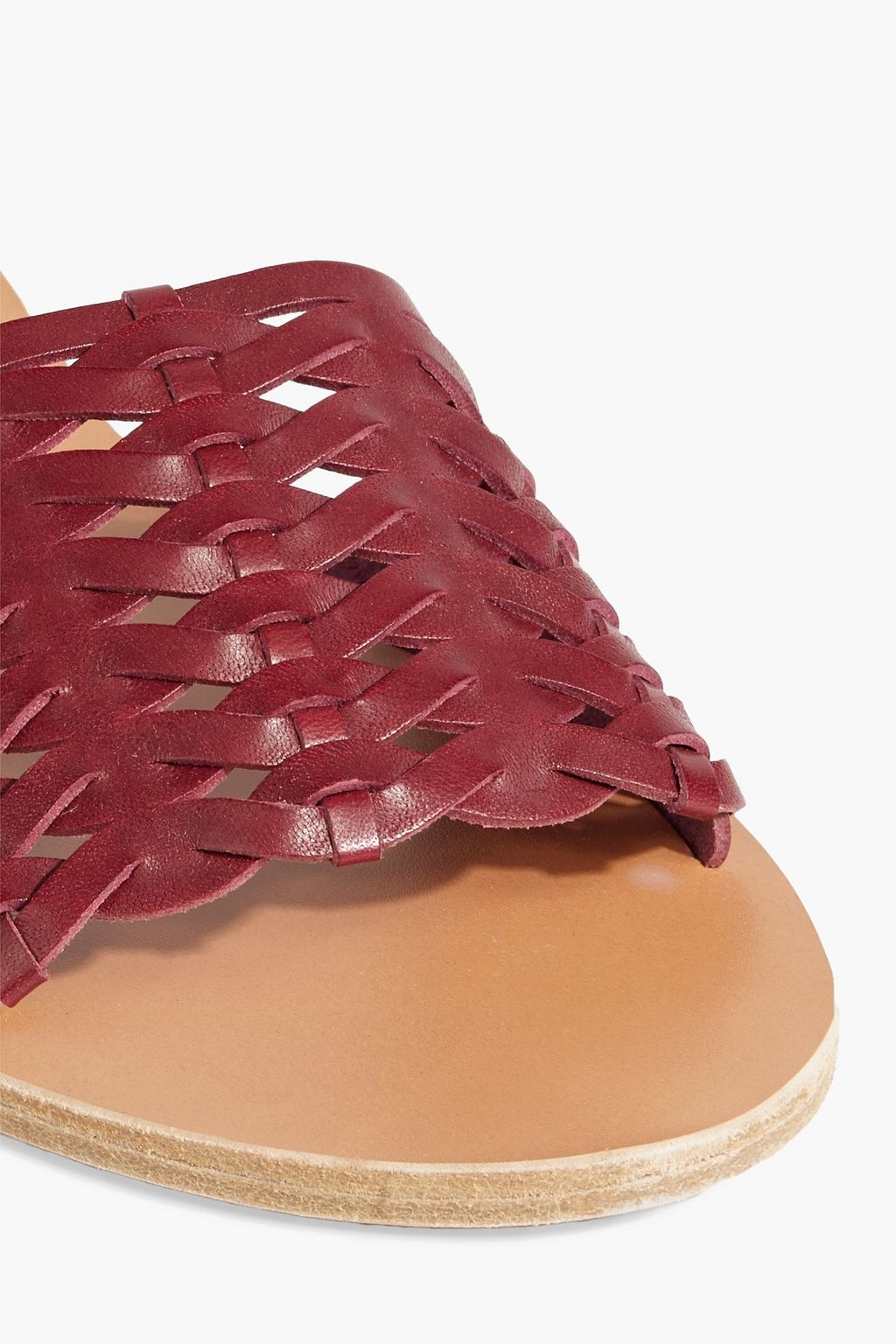 ANCIENT GREEK SANDALS Taygete woven leather slides