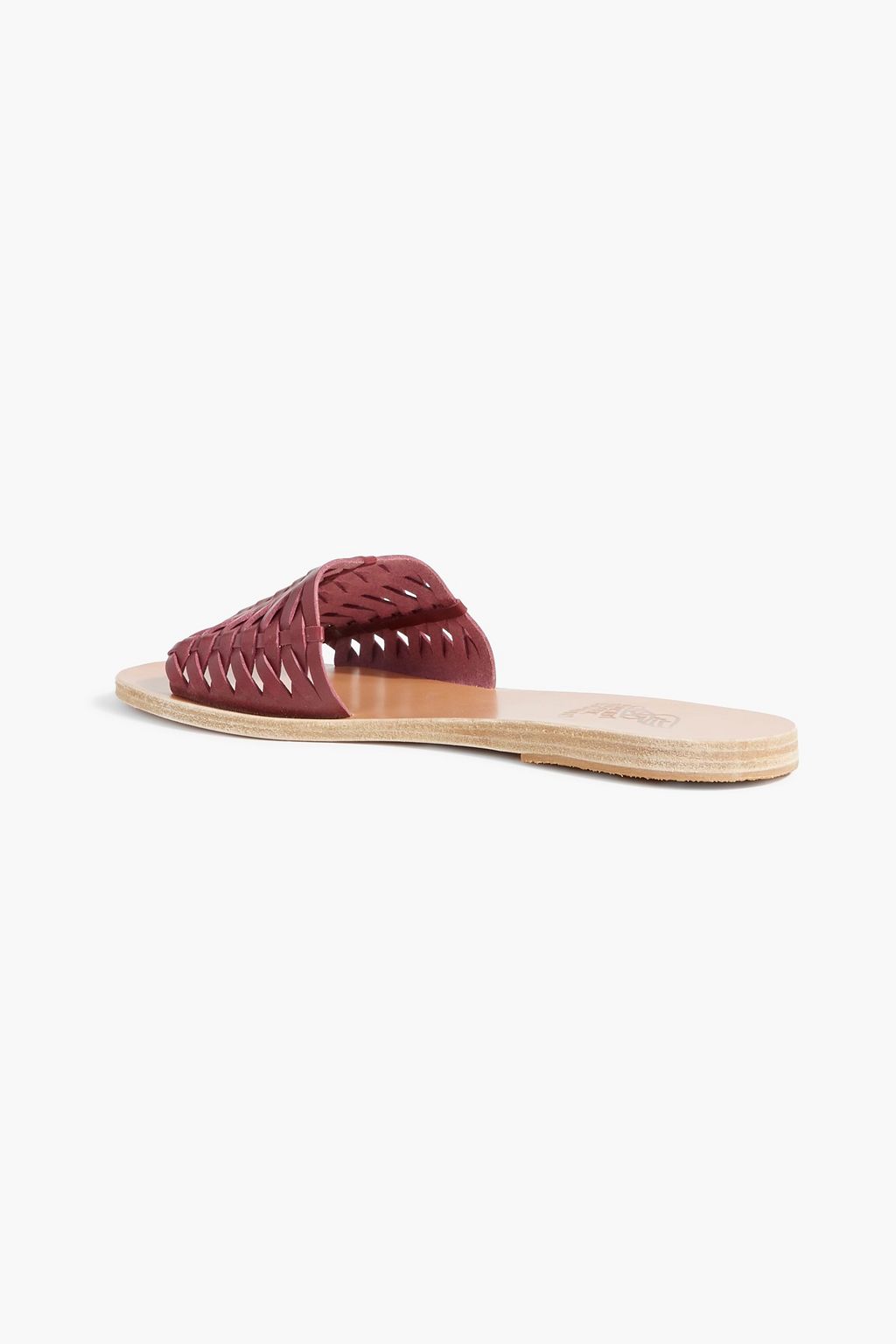 ANCIENT GREEK SANDALS Taygete woven leather slides