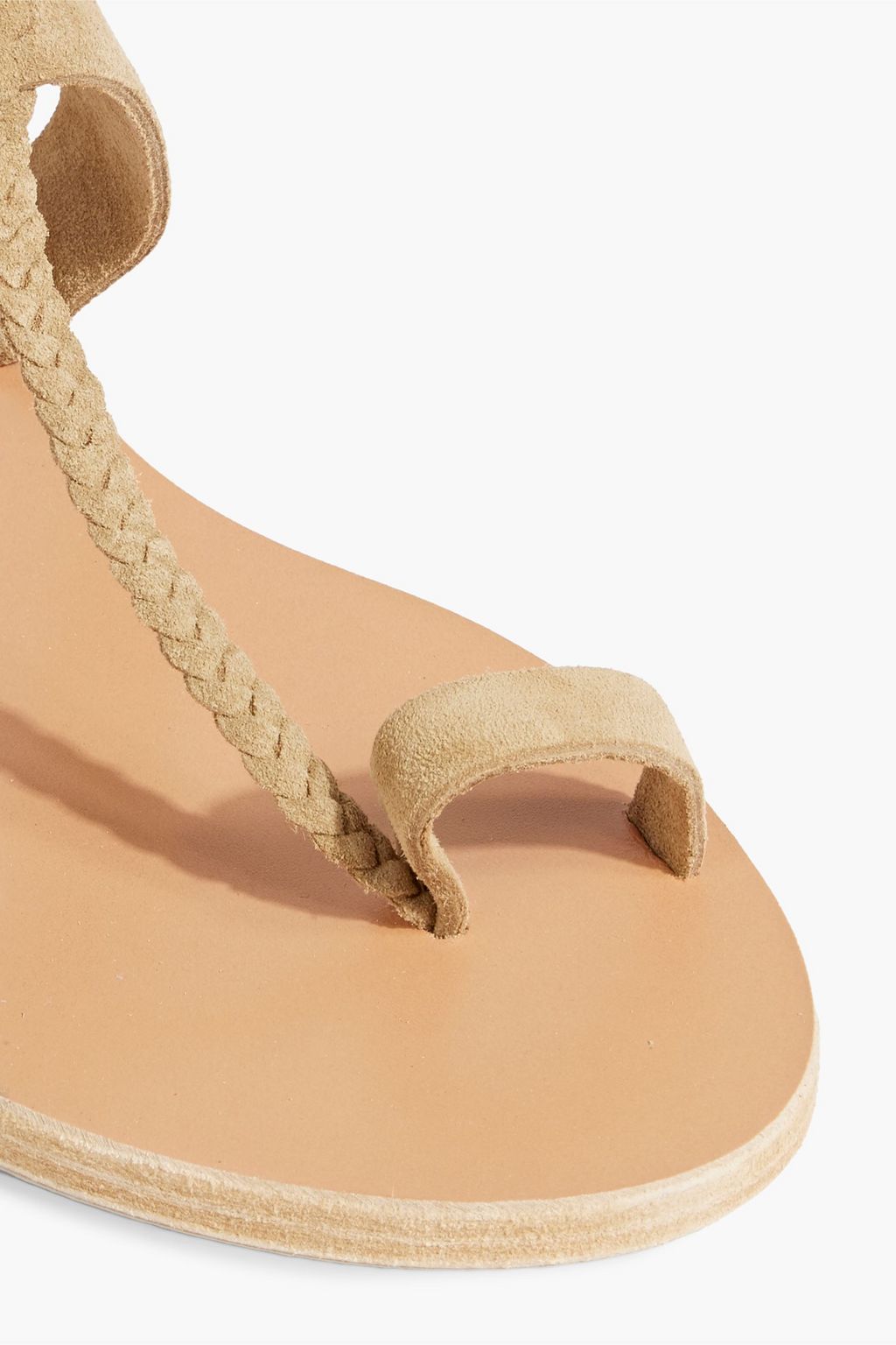 ANCIENT GREEK SANDALS Braided suede sandals