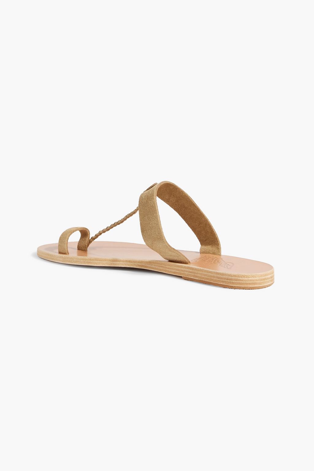 ANCIENT GREEK SANDALS Braided suede sandals