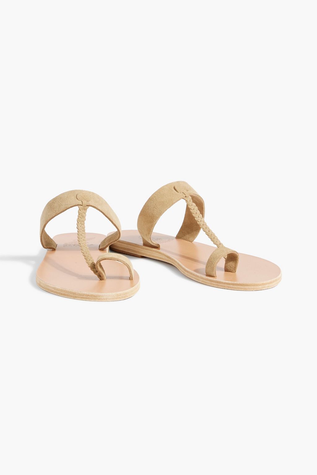 ANCIENT GREEK SANDALS Braided suede sandals