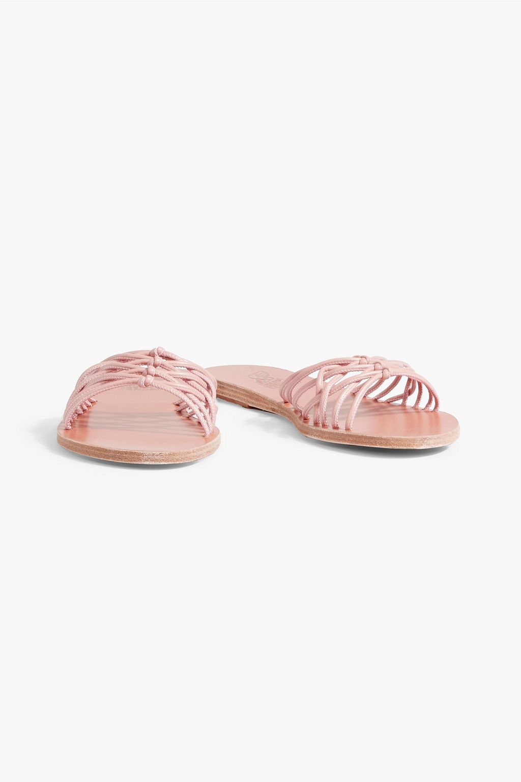 ANCIENT GREEK SANDALS Andrea knotted faux leather sandals