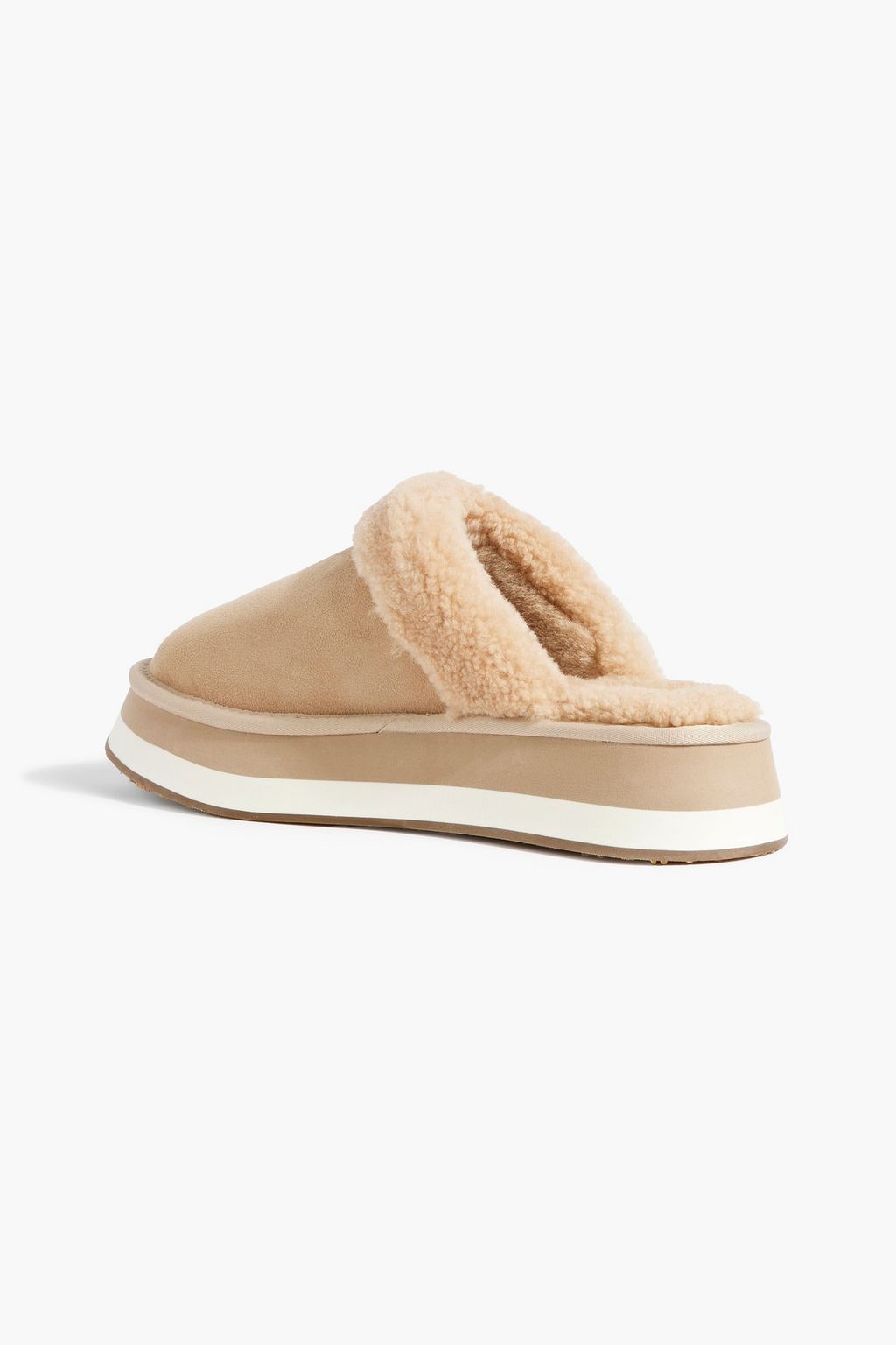 AUSTRALIA LUXE COLLECTIVE Shearling platform slippers