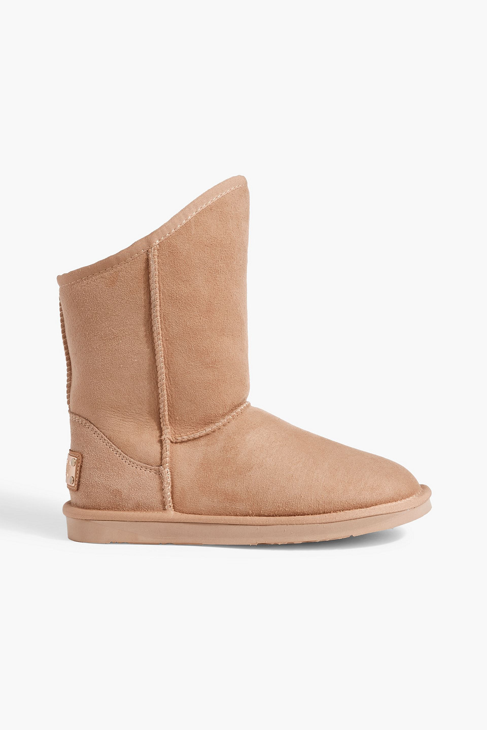 Australia Luxe Collective Cosy Short Shearling Boots In Beige