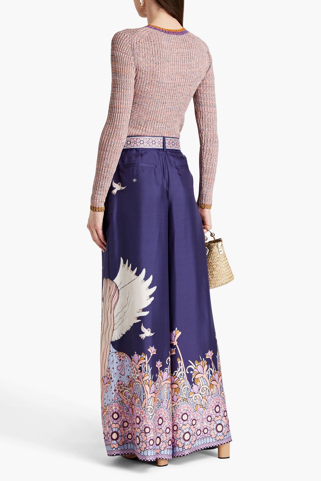 ZIMMERMANN Marled ribbed-knit sweater