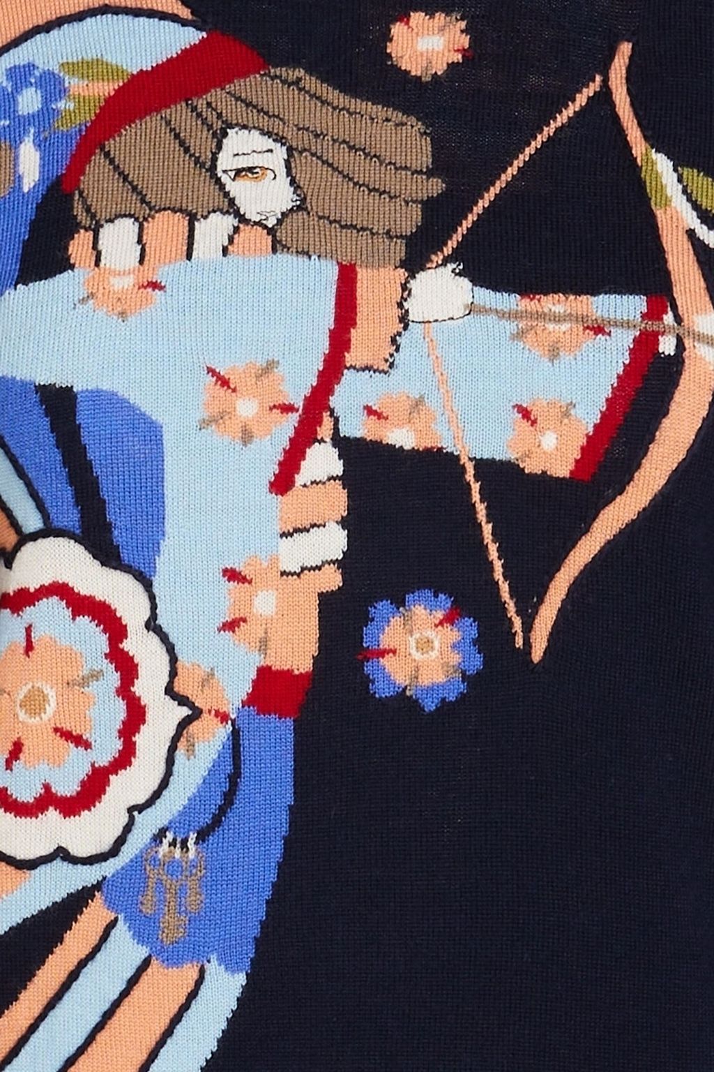 ZIMMERMANN Intarsia merino wool sweater
