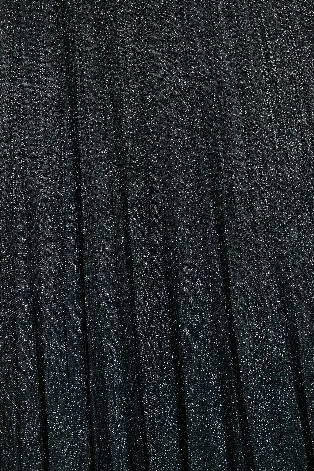 ZIMMERMANN Rock aus Rippstrick mit Metallic-Effekt