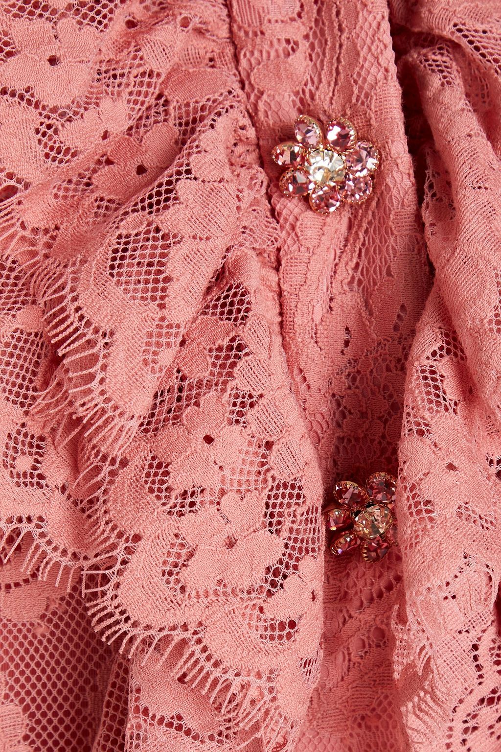 ZIMMERMANN Ruffled lace blouse