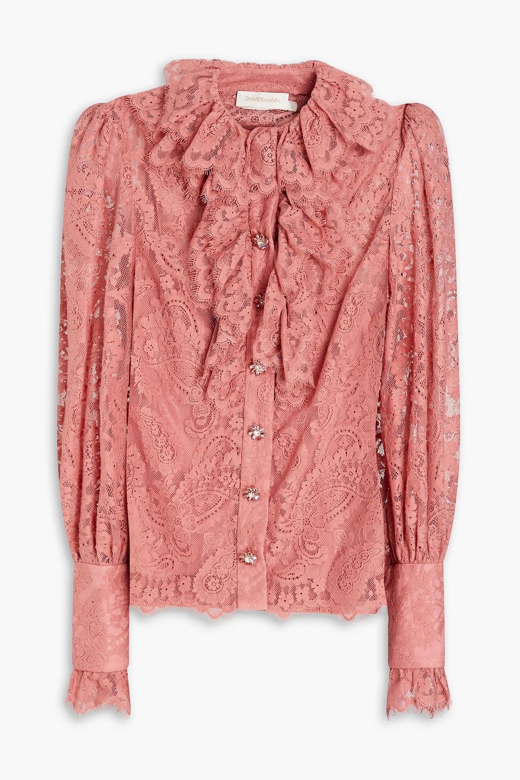 Zimmermann lace top on sale